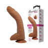 Фаллоимитатор на присоске Baile Beautiful ALEX 10.6'' Brown