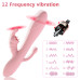 Вагинально- клиторальный вибратор "Eros vibrator", тройная стимуляция, 10 режимов