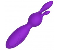 Вибратор Purple bunny 10 режимов вибрации цвет фиолетовый