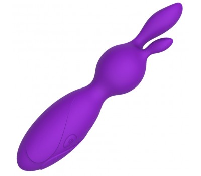 Вибратор Purple bunny 10 режимов вибрации цвет фиолетовый