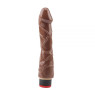 Вибромассажер 9” Vibe Cock, Brown