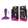ВИБРОМАССАЖЁР L 82 мм D 23x26x31 мм, 10 режимов вибрации, цвет фиолетовый