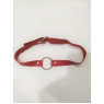 Кляп Leather O-Ring Gag, Red