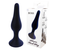 Анальный плаг Silicone Plug Black - Small, BS6400092