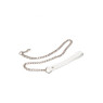 Поводок Leather Leash, White