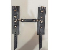 Премиум наручники из натуральной кожи Soft Skin BDSM Desire черный