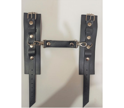 Премиум наручники из натуральной кожи Soft Skin BDSM Desire черный