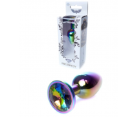 Анальная пробка Boss Series - Jewellery Multicolour PLUG Clear S