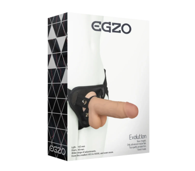 Страпон женский EGZO Evolution STR006 ( 16,5 см х 4 см )