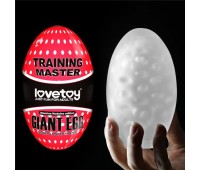 Мастурбатор LoveToy Traning Master Giant Egg Masturbator Red без вибрации