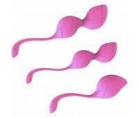 Набор вагинальных шариков Pink Kegel Set нежно-розовый