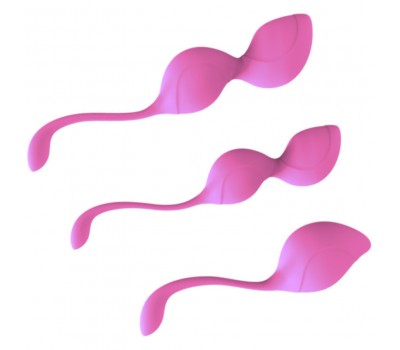 Набор вагинальных шариков Pink Kegel Set нежно-розовый