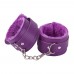 Набор БДСМ «Love caresses» цвет фиолетовый наручники, оковы, коннектор