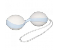 Вагинальные шарики Amor Gym Balls white-blue