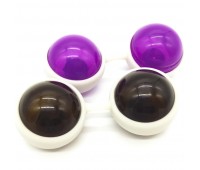 Набор вагинальных шариков - Personal Trainer черно-фиолетовый