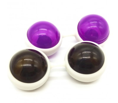 Набор вагинальных шариков - Personal Trainer черно-фиолетовый