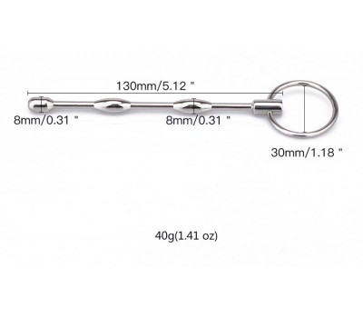 СТИМУЛЯТОР УРЕТРАЛЬНЫЙ (плуг) L рабочей части 110 мм D 8 мм
