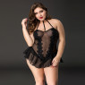 Черное тедди с юбочкой XL/XXL