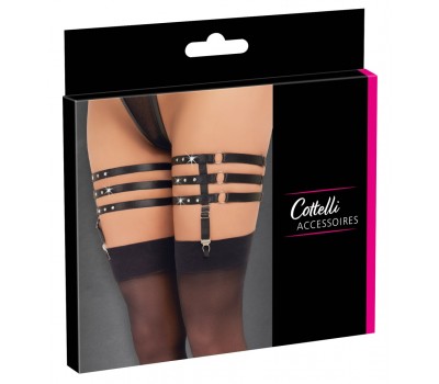 Сексуальные подвязки для ног с заклепками Suspender Garters