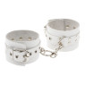 Наручники Leather Rastraints Hand Cuffs, White