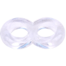 Эрекционное кольцо Duo Cock 8 Ball Ring, Clear