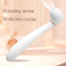 Вибромассажёр вакуум и вибрация "Desirable wand", 10 режимов цвет белый