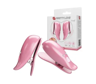 Вибростимуляторы для сосков Pretty Love - Leaf, 10 vibration functions, BI-300036