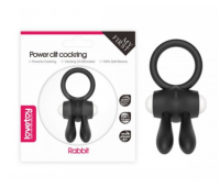 Эрекционное виброкольцо Power Clit Cockring, Black