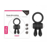 Эрекционное виброкольцо Power Clit Cockring, Black