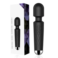 Вибратор микрофон «Black Microphone», 20 режимов вибрации ,черный
