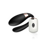 Вибромассажер для пар с пультом ДУ - Boss Series V-Vibe Black USB 7 Function
