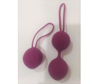 Набор вагинальных шариков Tighten the beauty малиновый
