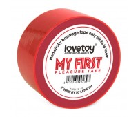 Красная лента для бондажа LOVETOY MY FIRST