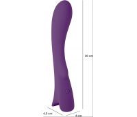 Интенсивный и бесшумный вибратор Amor Vibratissimo G-Vibrator violet (Приложение НЕ Функционирует!)