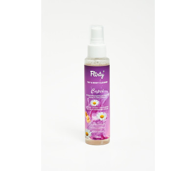 Антибактериальный спрей для интимной гигиены и секс-игрушек Flirty TOY & BODY CLEANER ,100мл