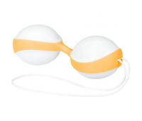 Вагинальные шарики Amor Gym Balls white - yellow