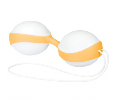 Вагинальные шарики Amor Gym Balls white - yellow