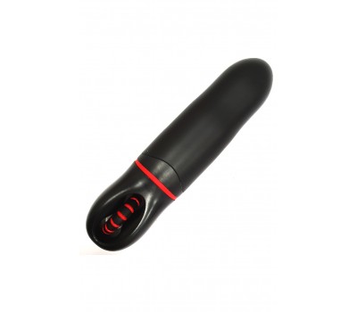 Классический вибратор с гладкой поверхностью AMOR VIBRATOR REAL MEDIUM Black (Приложение НЕ Функционирует!)