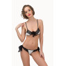 Set of 2 "MARGOT" (Top, Thongs), black/white, 40/42
