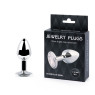 SILVER PLUG SMALL (втулка анальная) цвет кристалла бесцветный, L 72 мм, D 28 мм, вес 50г