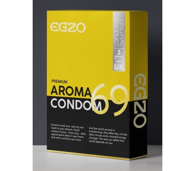 Ароматизированные презервативы EGZO "Aroma" №3