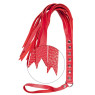 Флогер S&M Fancy Leather Floger, Red, кожа