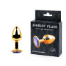 GOLDEN PLUG SMALL (втулка анальная) цвет кристалла светло-филетовый, L 72 мм, D 28 мм, вес 50г
