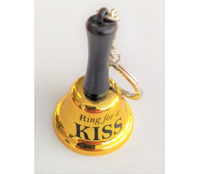 Брелок-колокольчик " Ring for a Kiss" золото