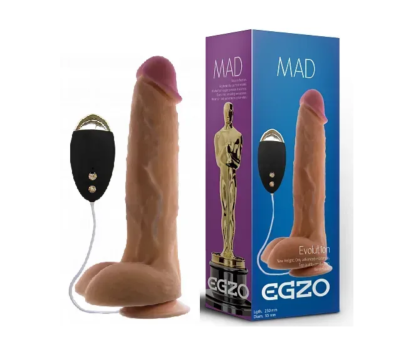 Вибратор на присоске EGZO Ciberskin DVR004 ( 23 см х 5,5 см )