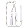 Наручники с поводком Gentle Hold, White