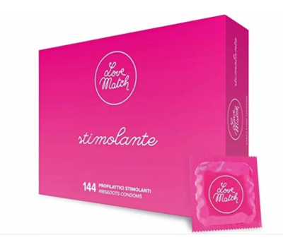 Стимулирующие презервативы с ребристой структурой Love Match - Stimolante (по 1 шт)