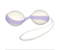 Вагинальные шарики Amor Gym Balls white-lilac