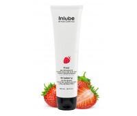 Лубрикант Inlube Water-Based Sliding-Gel Strawberry от NUEI с алоэ вера (веганская) 100 мл