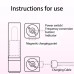 Вибратор помада "Lipstick", белый, 10 режимов вибрации